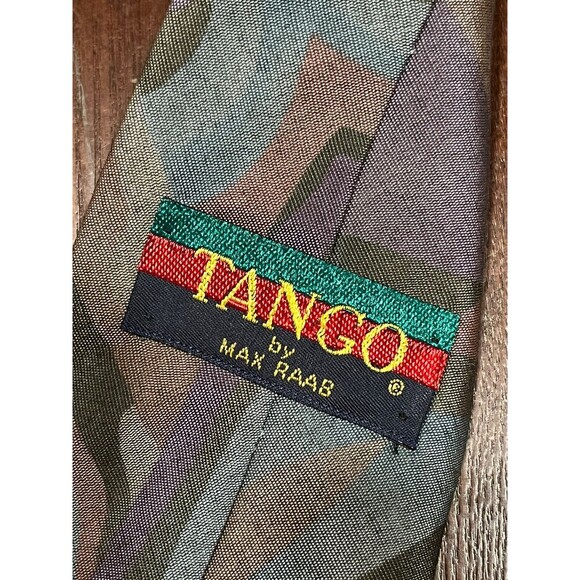 VINTAGE Tango by Max Raab Men's Necktie Abstract Design Made in USA - Picture 4 of 5
